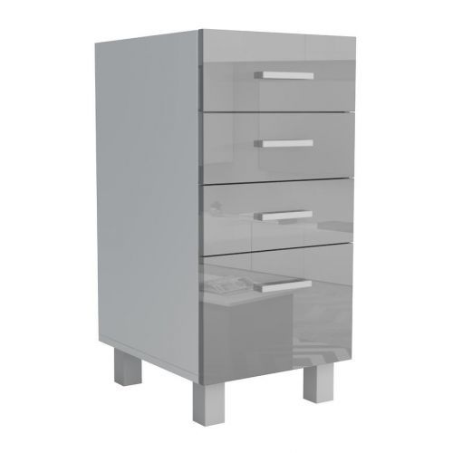 Kuchyňská Skříňka Lucjan 40d 4s lux šedá