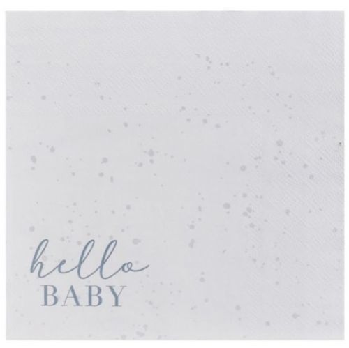 Ubrousky papírové Hello Baby Neutral 16,5 x 16,5 cm 16 ks