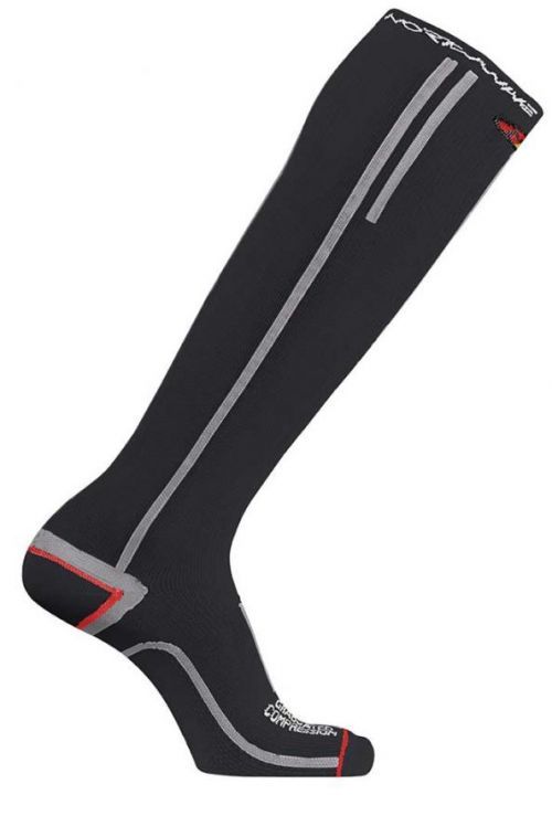 Pánské ponožky Northwave Compression H.Socks Black/Red S