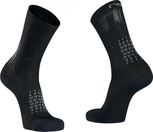 Cyklo ponožky Northwave Fast Winter High Sock Black/Grey S