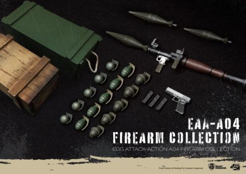 Beast Kingdom Toys | Egg Attack Firearm Collection - set zbraní pro sběratelské figurky 18 cm
