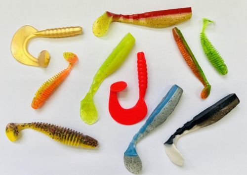 Braunstar Akční set - gumové ryby, twistery - balení 10ks, různé druhy
