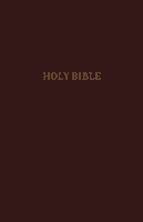 KJV, Reference Bible, Personal Size Giant Print, Leather-Look, Burgundy, Red Letter Edition, Comfort Print (Thomas Nelson)(Paperback)