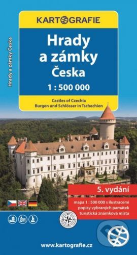 Hrady a zámky Česka/1 : 500 000 - Kartografie Praha