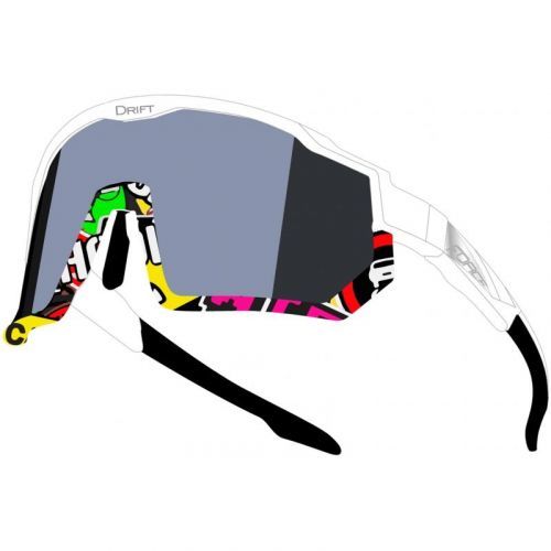 Brýle Force Drift - šedé polarizační sklo, bílá-vivid