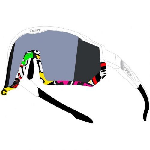 Brýle Force Drift - černé kontrastní sklo, bílá-vivid