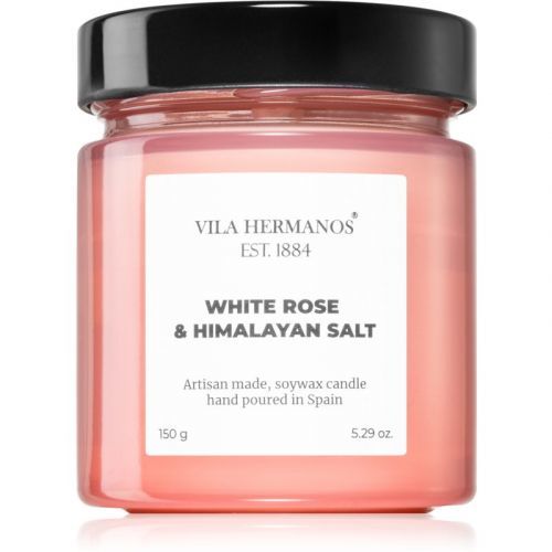 Vila Hermanos Apothecary Rose White Rose & Himalayan Salt vonná svíčka 150 g