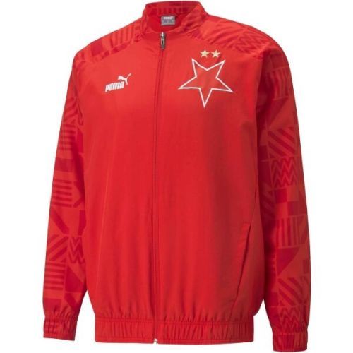 Puma SKS PREMATCH JACKET 22/23 Pánská fotbalová bunda, červená, velikost XS