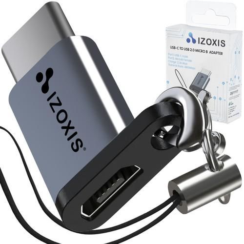 Izoxis Adaptér USB-C - USB micro B 2.0
