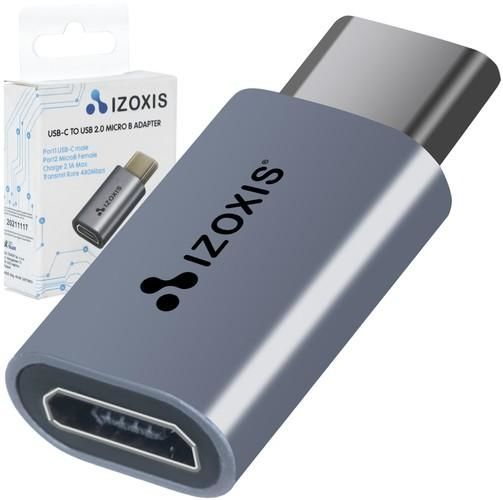 Izoxis Adaptér USB-C - USB micro B 2.0 A18934