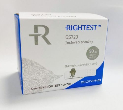 Testovací proužky Rightest GS720