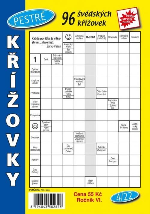 Pestré křížovky 4/2022