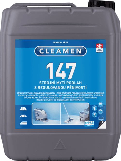 Ostatní CLEAMEN 147 strojní mytí podlah s regulovanou pěnivostí 5 l