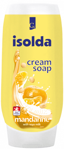 Isolda krémové mýdlo Mandarinka se sojovým mlékem 1 l Varianta: ISOLDA mandarinka, krémové mýdlo 500ml - CLICK&GO!