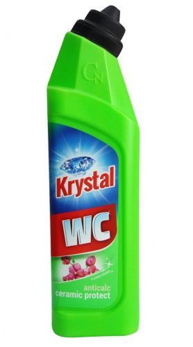 Krystal WC cleaner zelený, čistič toalet, 750 ml Varianta: KRYSTAL WC kyselý na keramiku s ochranou, zelený 750ml