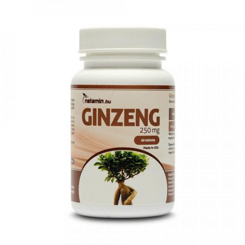 Netamin Ginzeng 250mg - food supplement capsule (120 pcs)