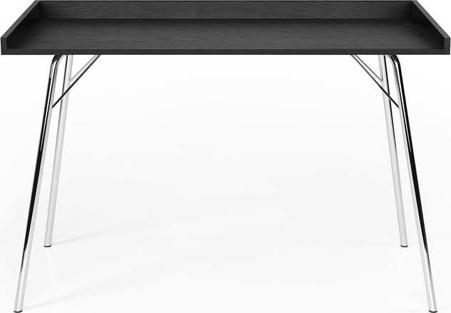 Černý psací stůl Woodman Rayburn, 115 x 52 cm
