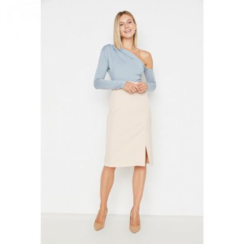 Trendyol Black Midi Skirt