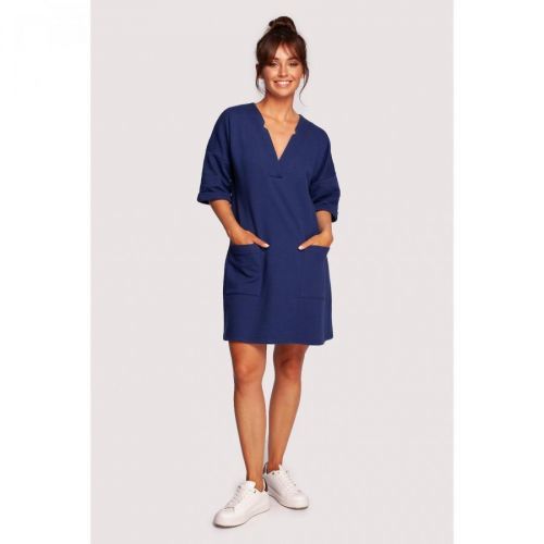 BeWear Woman's Dress B233 Navy Blue