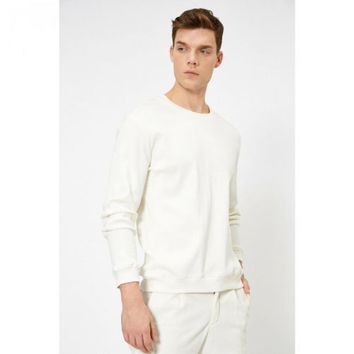 Koton Crew Neck Long Sleeve Basic Sweatshirt