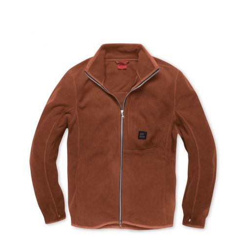 Bunda Vintage Industries Rock Fleece - červená, S
