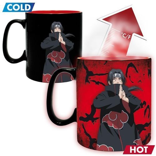 Naruto Měnící keramický hrnek 460 ml - Kakashi & Itachi