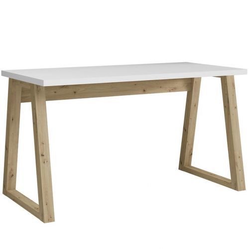 Psací Stůl IGA bílá/dub artisan