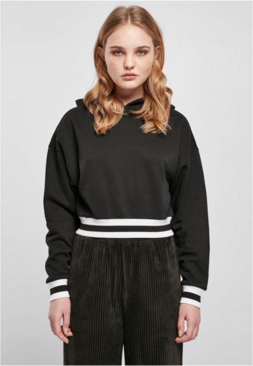 Ladies Short College Hoody - black 3XL