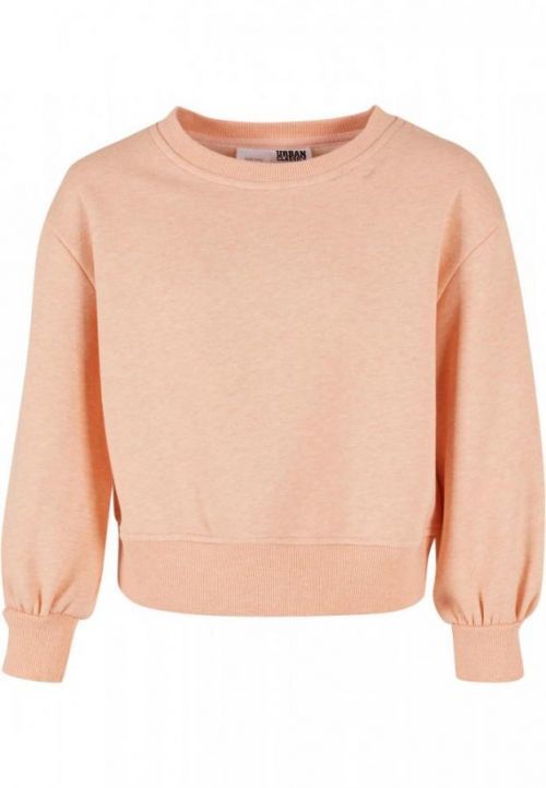 Girls Oversized Color Melange Crewneck 110/116