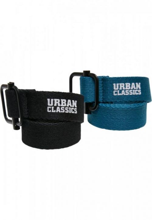 Industrial Canvas Belt Kids 2-Pack - black/green