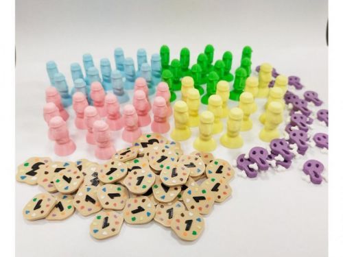 TLAMA games Duchové ostrova: plastové žetony