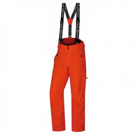 Husky Mitaly M neonově oranžová pánské nepromokavé zimní lyžařské kalhoty HuskyTech 20000 XL