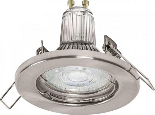 LEDVANCE SET X3 RECESS DOWNLIGHT GU10 LED vestavné koupelnové svítidlo   Energetická třída (EEK2021): F (A - G)  4.5 W IP20 niklová