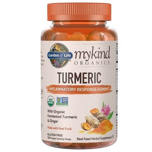 Garden of Life Mykind Organics Turmeric Inflammatory Response - proti zánětům -120 vegan gummies