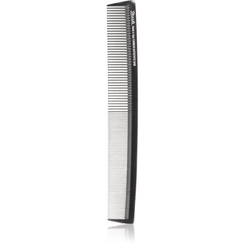 Janeke Carbon Fibre Wide and fine teeth waving comb hřeben na vlasy 22,3 cm