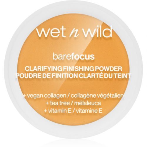 Wet n Wild Bare Focus Clarifying Finishing Powder matující pudr odstín Medium/Tan 7,8 g