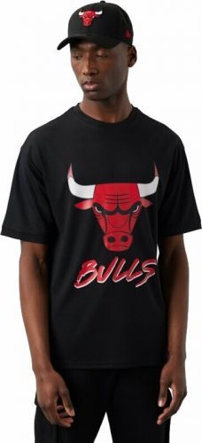 Chicago Bulls Tričko NBA Script Mesh T-shirt Black/Red L