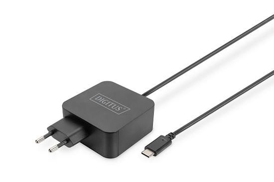 DIGITUS Nabíječka pro notebooky USB-C Napájení 65W PD3.0, DA-10071