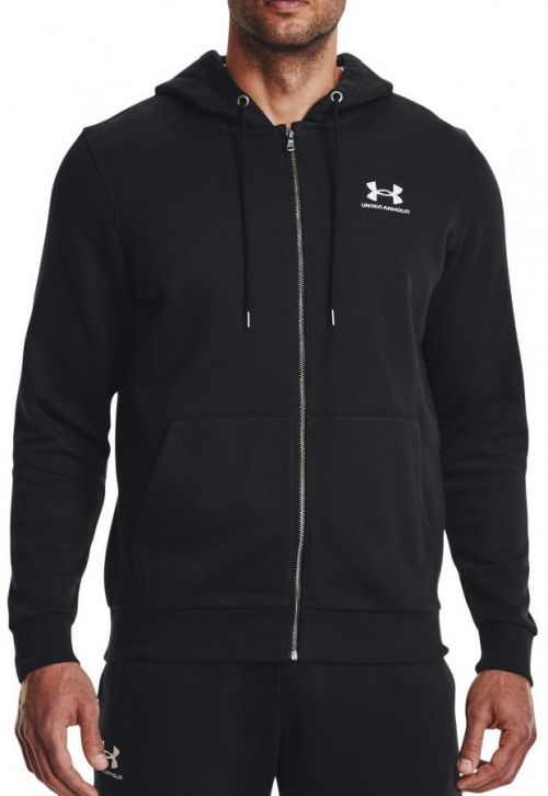 Mikina s kapucí Under Armour UA Essential Fleece FZ Hood-BLK