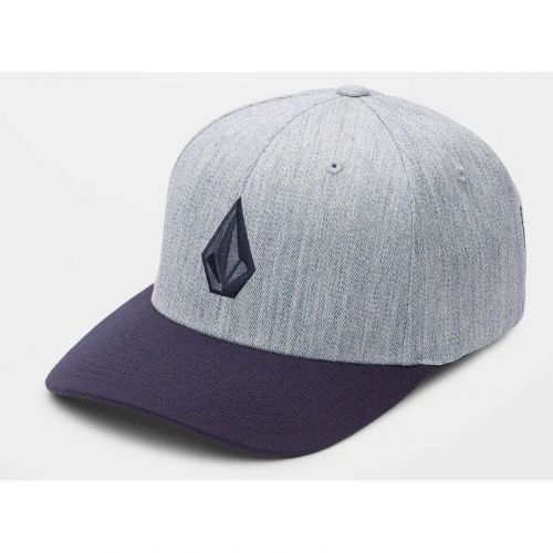 KŠILTOVKA VOLCOM Full Stone Hthr Flexfit - šedá - L/XL