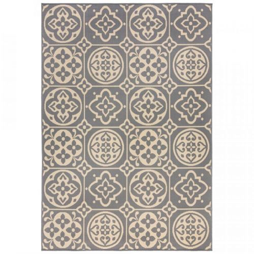 Flair Rugs koberce Kusový koberec Florence Alfresco Tile Grey - 120x170 cm Šedá