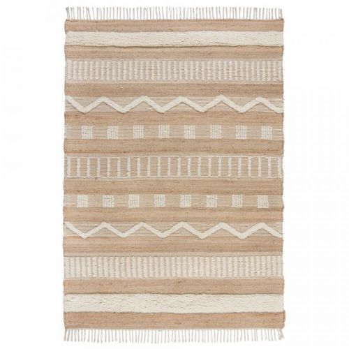 Flair Rugs koberce Kusový koberec Jubilant Medina Jute Natural/Ivory - 60x230 cm Béžová