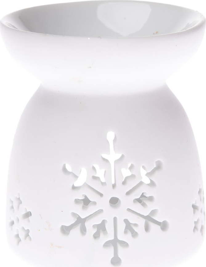 Bílá porcelánová aromalampa Dakls, výška 9 cm