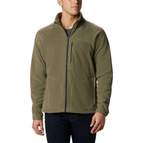 Columbia FAST TREK II FULL ZIP FLEECE Pánská mikina, khaki, velikost XXL