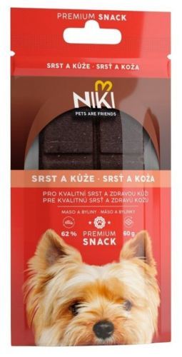 Niki snacks Niki snack - Srst a kůže 60 g