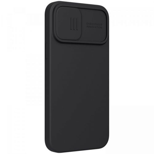 Silikonový kryt Nillkin CamShield Silky pro Apple iPhone 14 Pro, černá