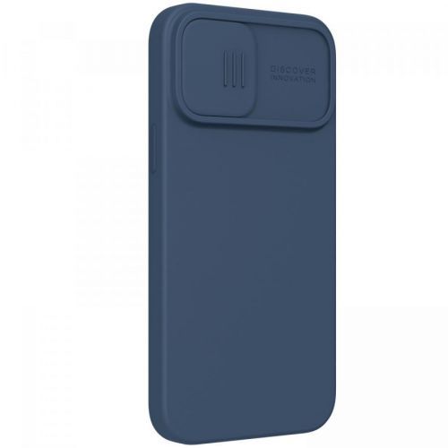Silikonový kryt Nillkin CamShield Silky pro Apple iPhone 14, modrá