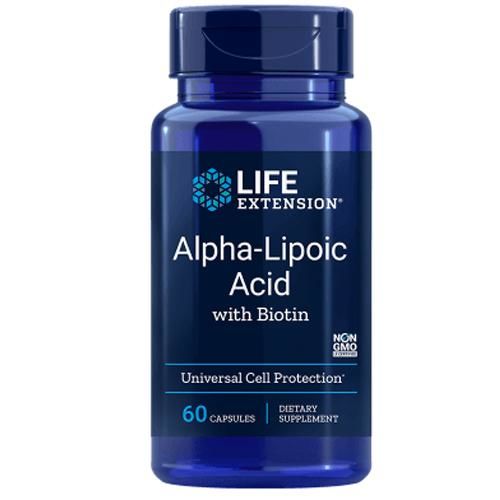 Life Extension Alpha-Lipoic Acid with Biotin 60 kapslí