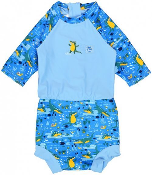 Splash About Happy Nappy Sunsuit Crocodile Swamp XL