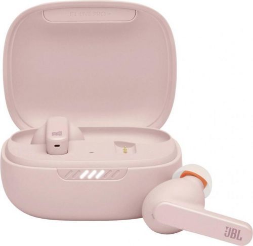 JBL Harman LIVE Pro plus  špuntová sluchátka Bluetooth® růžová Potlačení hluku voděodolná